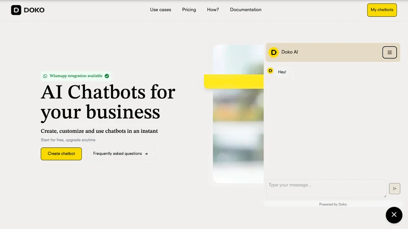 Doko AI ‑ AI Chatbots