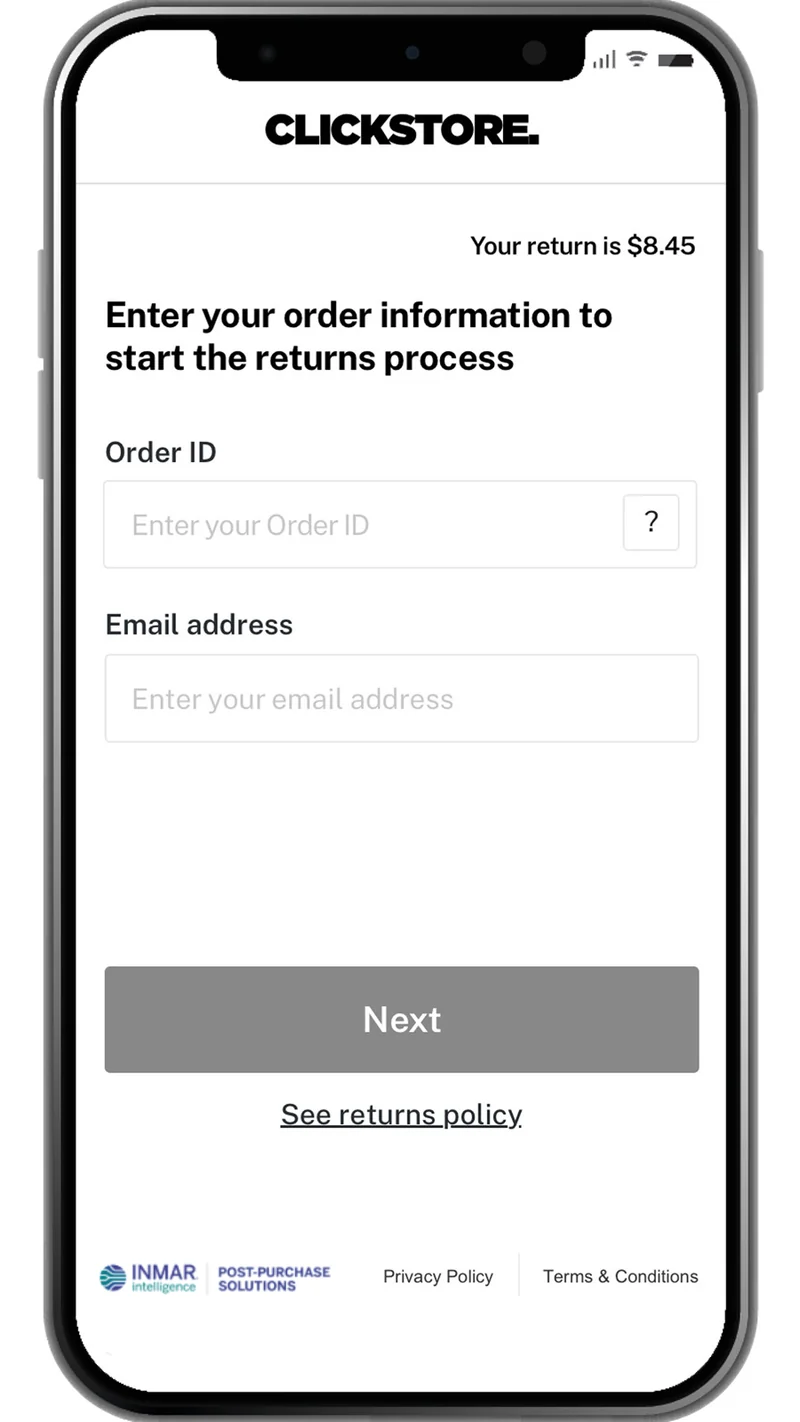 Inmar Package Free Returns