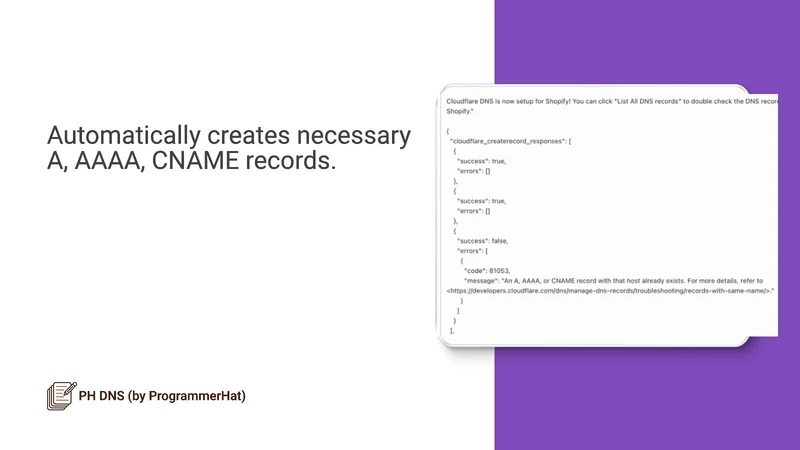 PH Automated DNS records setup