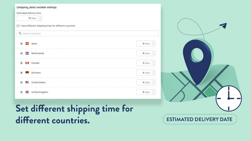 Estimated Delivery Date ‑ EDD