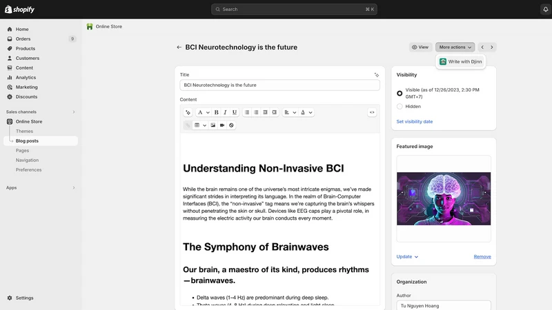 Djinn Editor