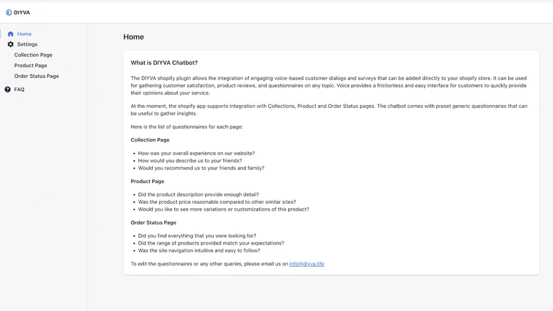 DIYVA Conversational AI