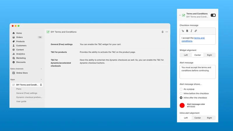 DIY Terms & Conditions