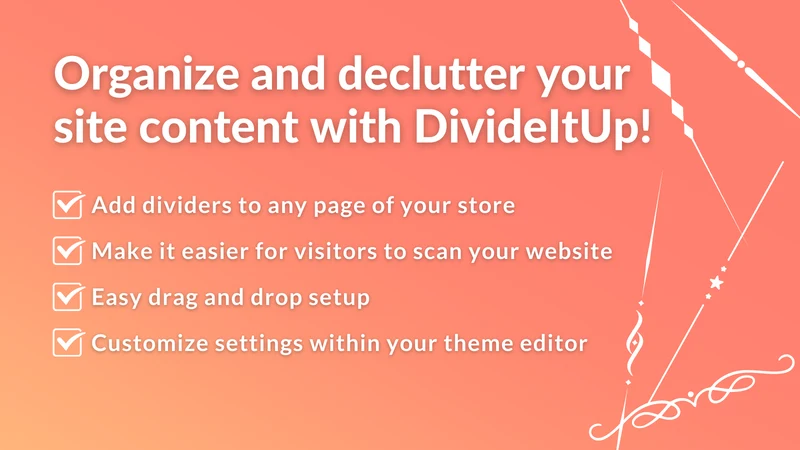 DivideItUp: Section Dividers