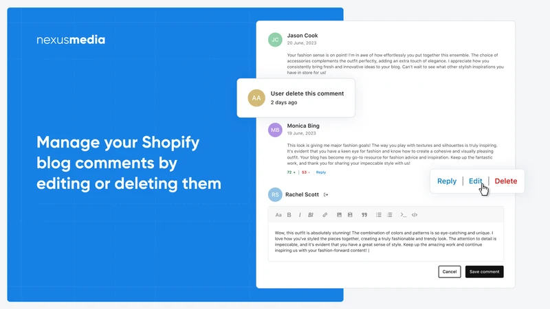 Comments Plus: blog comments