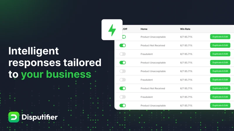 Disputifier: Smart Chargebacks
