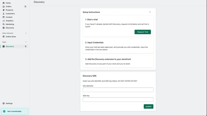 Discovery Product Finder