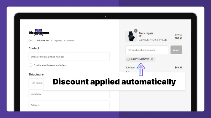 Discountopus Discount Links