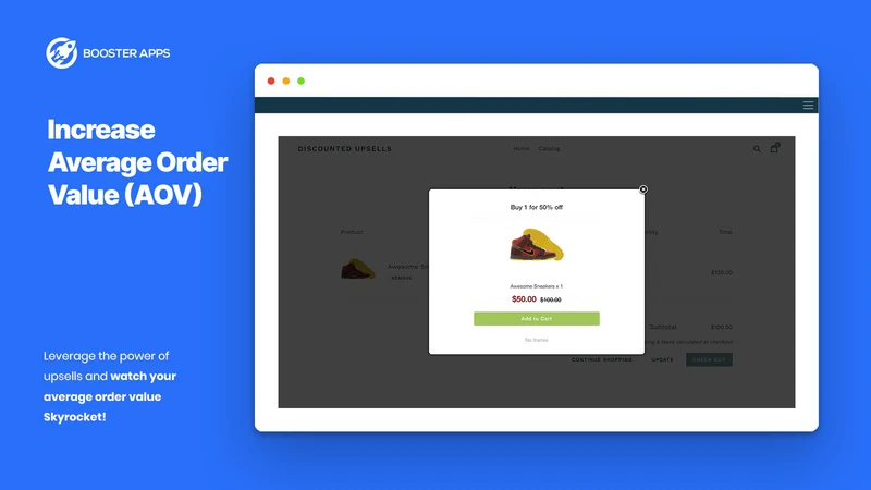 Booster: Discounted Upsells