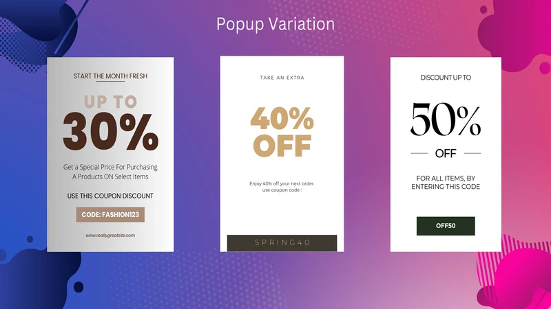 Discount Popup