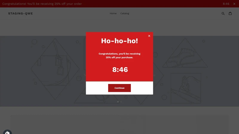 Ada Pop‑up: Automatic Discount