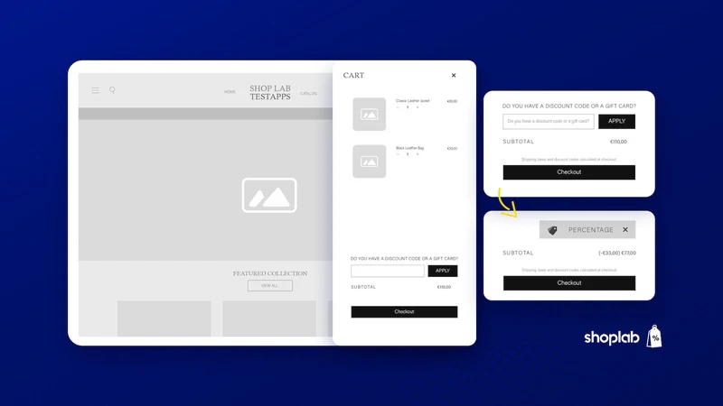 shoplab: Discount Code in Cart
