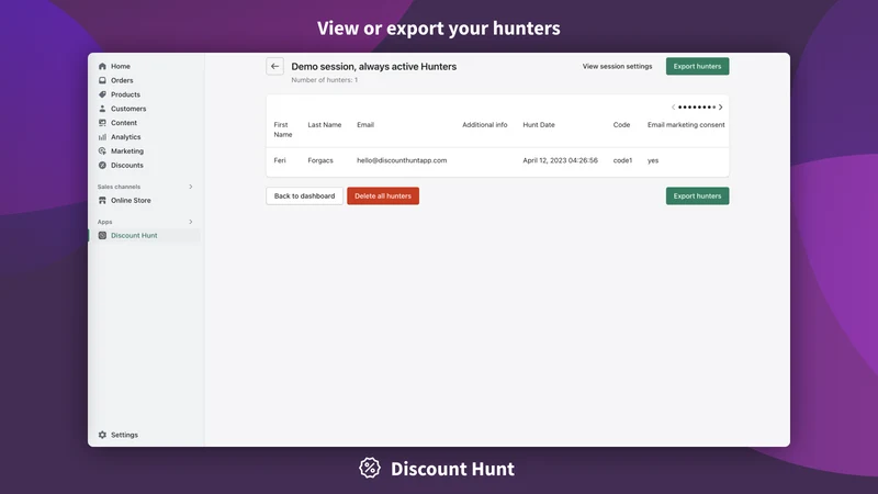 Discount Hunt
