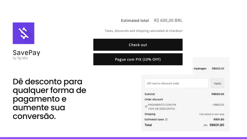SavePay Pix com desconto