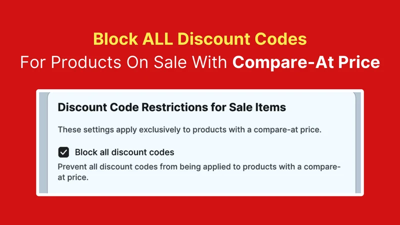 DCB ‑ Discount Code Blocker