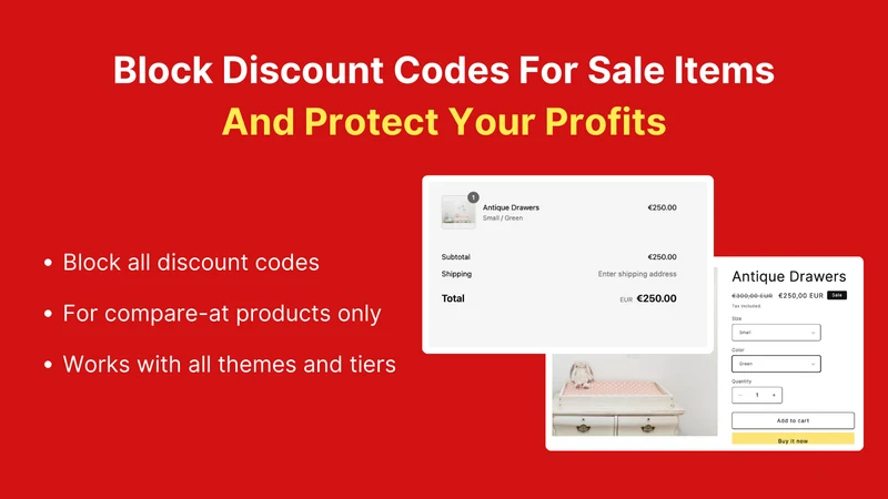 DCB ‑ Discount Code Blocker