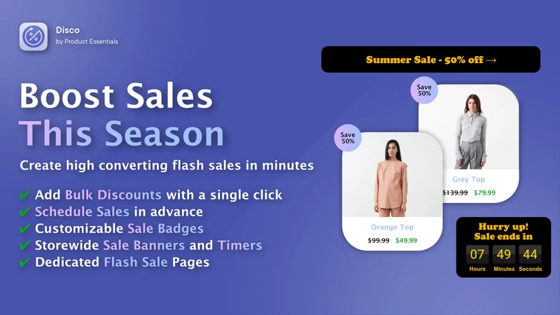 Disco: Flash Sale Discount App