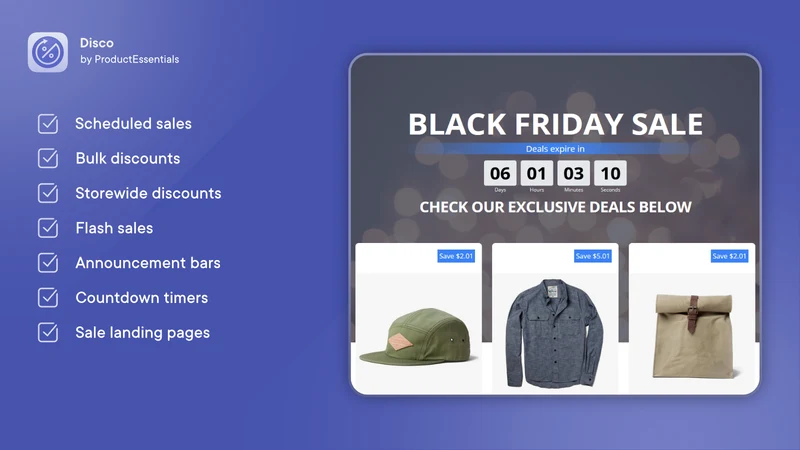 Disco: Flash Sale Discount App