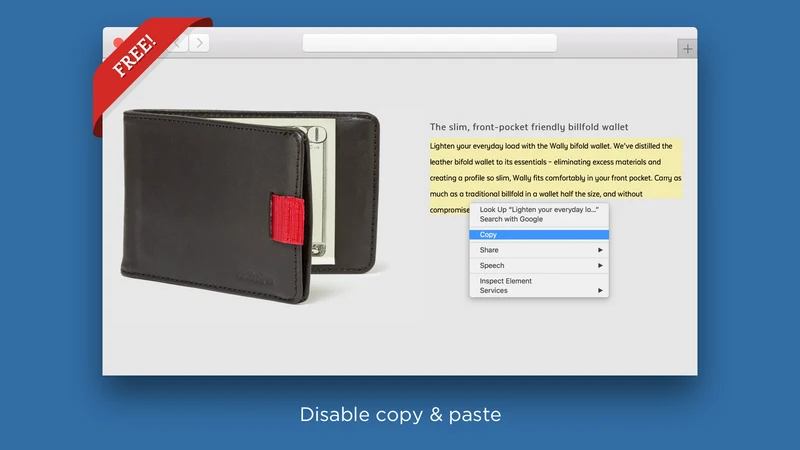 MenuLock ‑ Disable Right Click