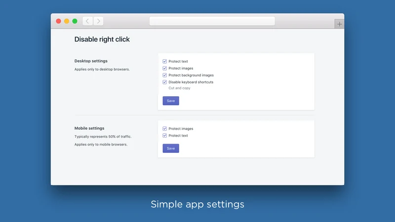 MenuLock ‑ Disable Right Click