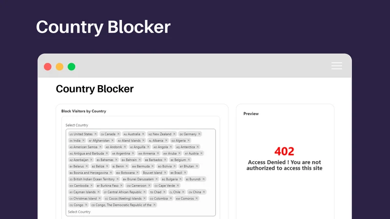 Store Protection & Bot Blocker