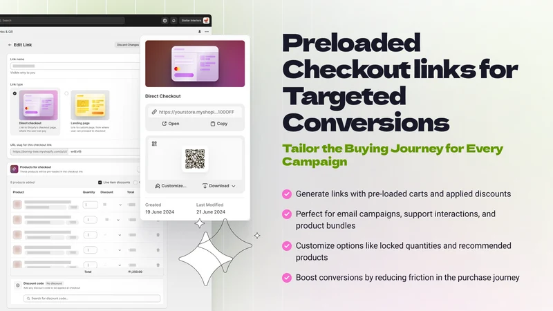 Direct ‑ Checkout Links & QR