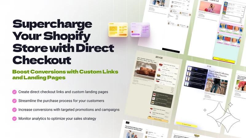 Direct ‑ Checkout Links & QR