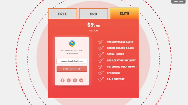 Passwordless Social Login