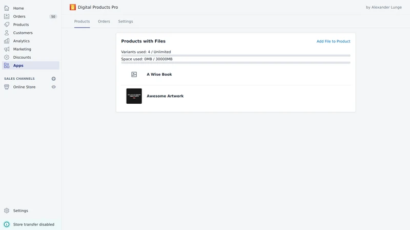 Digital Products Pro