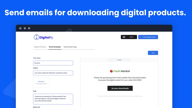 Digital Downloads ‑ Digitalify