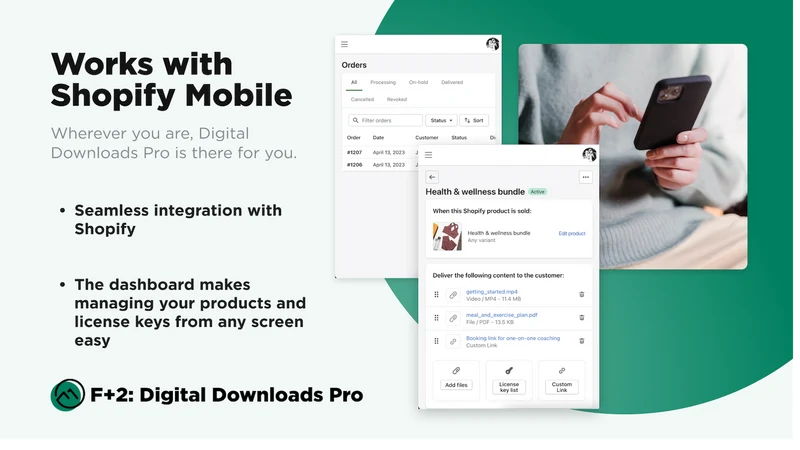 F+2: Digital Downloads Pro