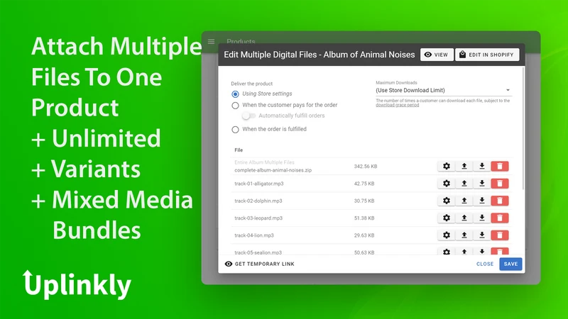 Uplinkly Digital Downloads