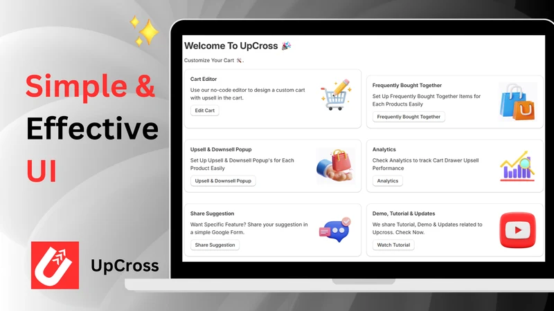 UpCross Cart Drawer & Upsell
