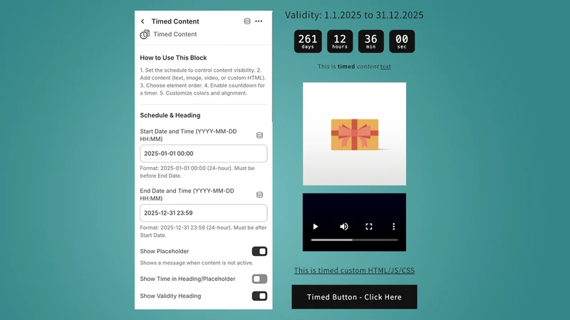 Timedify: Content Scheduler