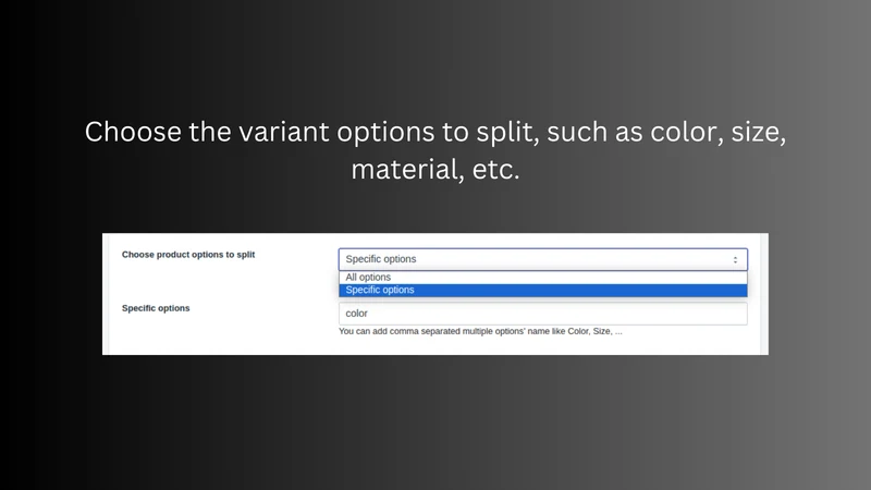 Splitify: Variants As Products