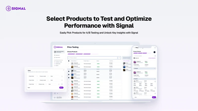 TestSignal A/B Price & Testing