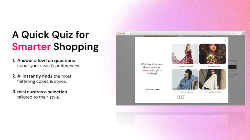 misi: AI Outfits & Style Quiz