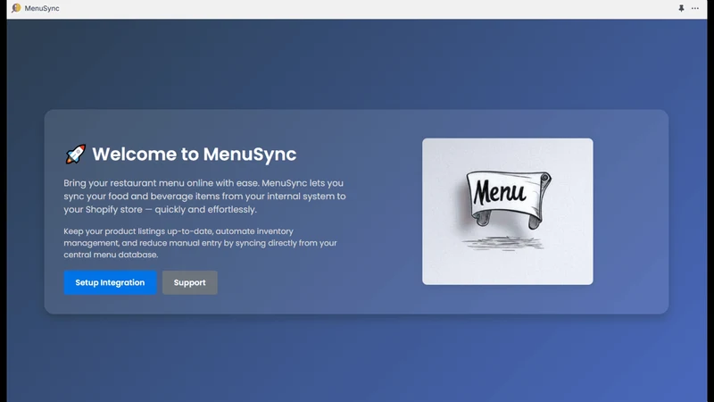 MenuSync