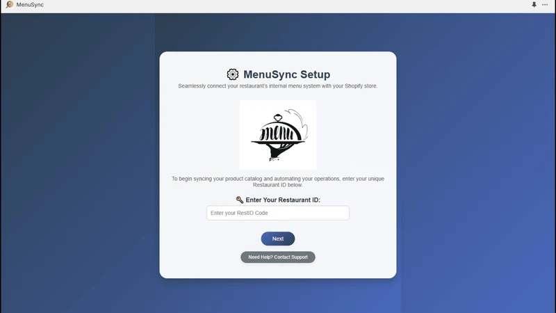 MenuSync