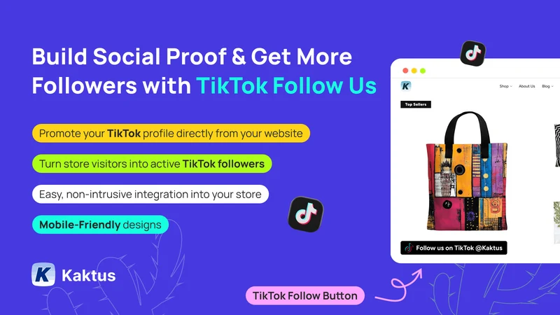 K: TikTok Follow Button