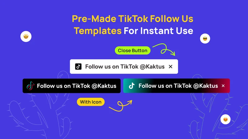 K: TikTok Follow Button