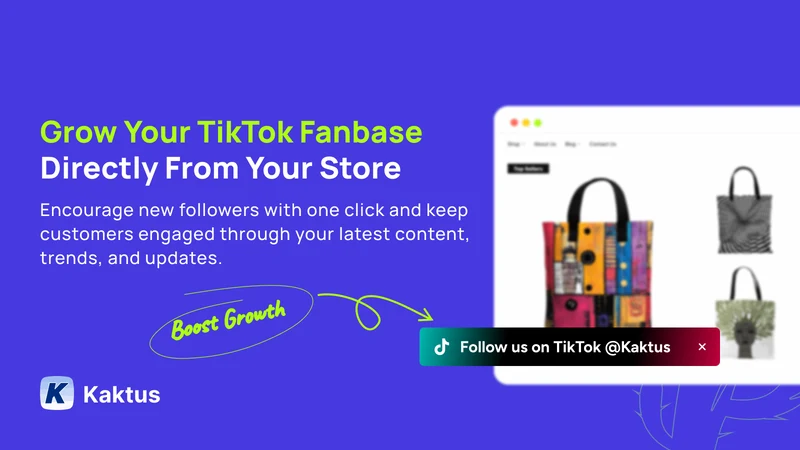 K: TikTok Follow Button