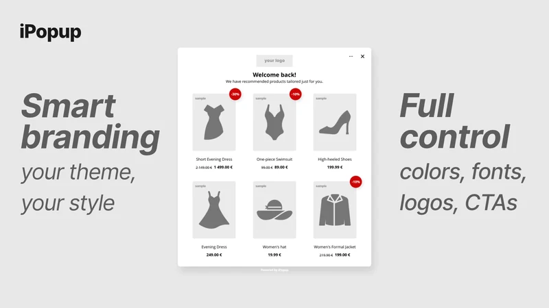 iPopup ‑ Remarketing popup