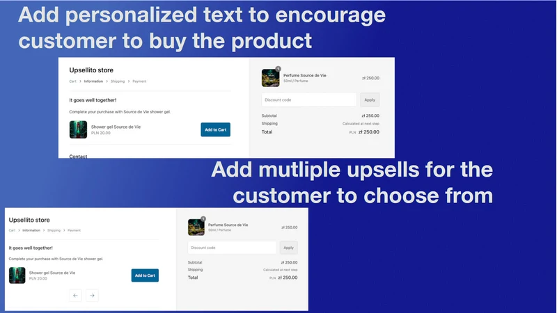 Upsellito: Checkout Upsells