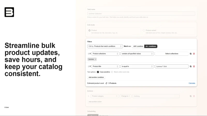 Bulkr: Bulk Product Edit
