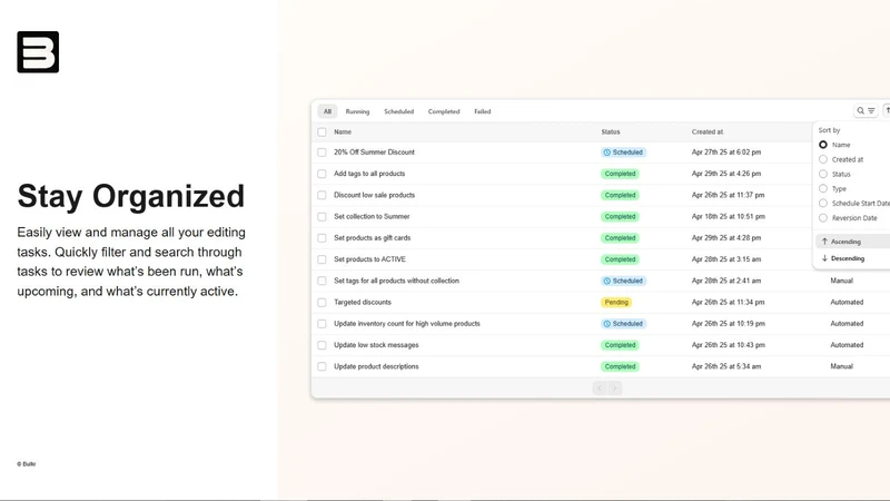 Bulkr: Bulk Product Edit