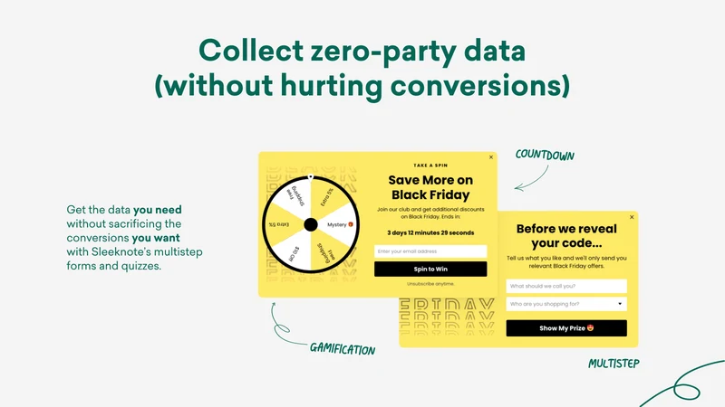 Sleeknote: Popups, Quiz, Forms