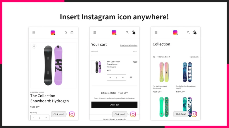 UR: Sticky Instagram Icon