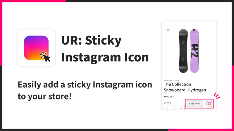 UR: Sticky Instagram Icon