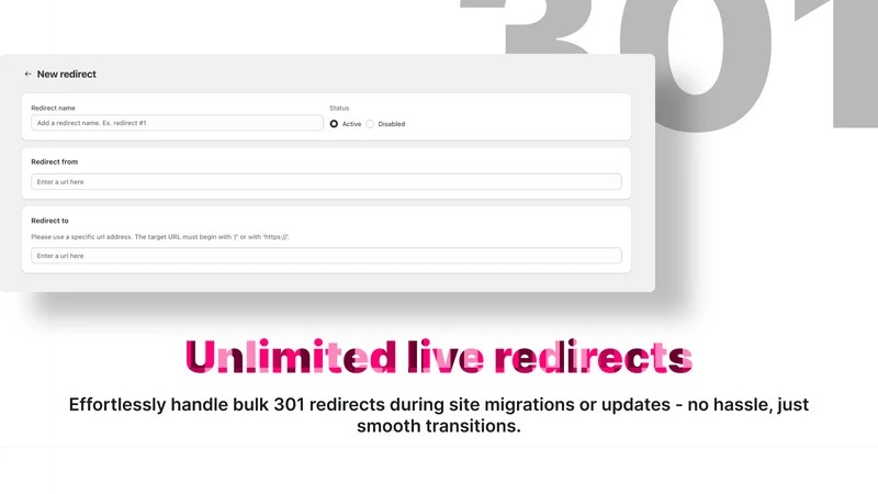 FAST Redirect: Fix 404 links